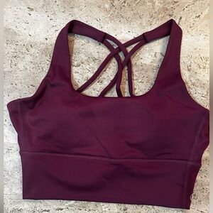 FORTE Luna Bralette - Color Sangria ONLY - Size M
